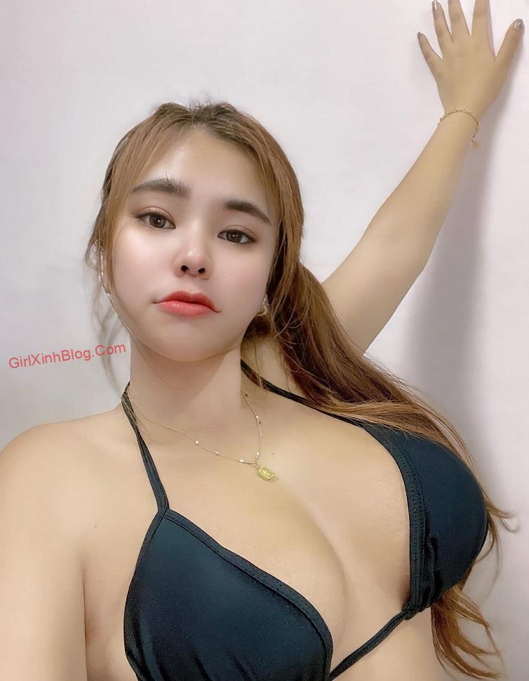 Ảnh girl xinh lồn to vú bự trong phòng ngủ nhìn cực hấp dẫn